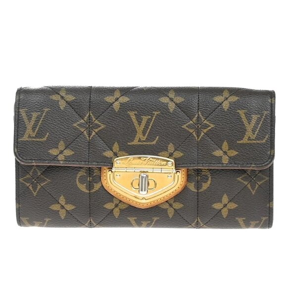 LOUIS VUITTON Portefeuille Sarah Bifold Wallet Monogram Etoile 298-082725 - Picture 1 of 14